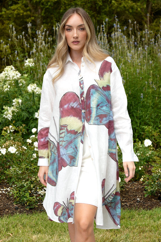 Curate Cutting It Fine Shirt - Wings Of Desire White