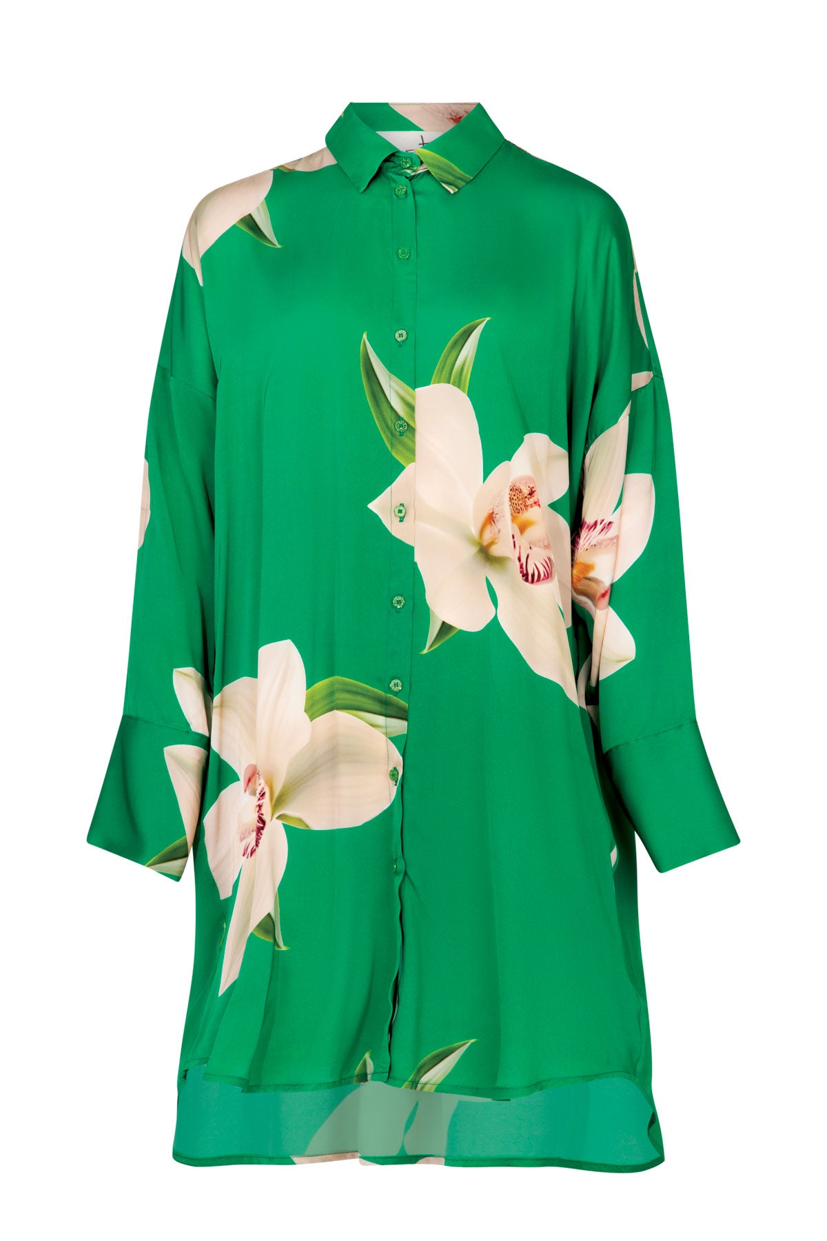 Curate Something Borrowed Shirt - Green Orchid