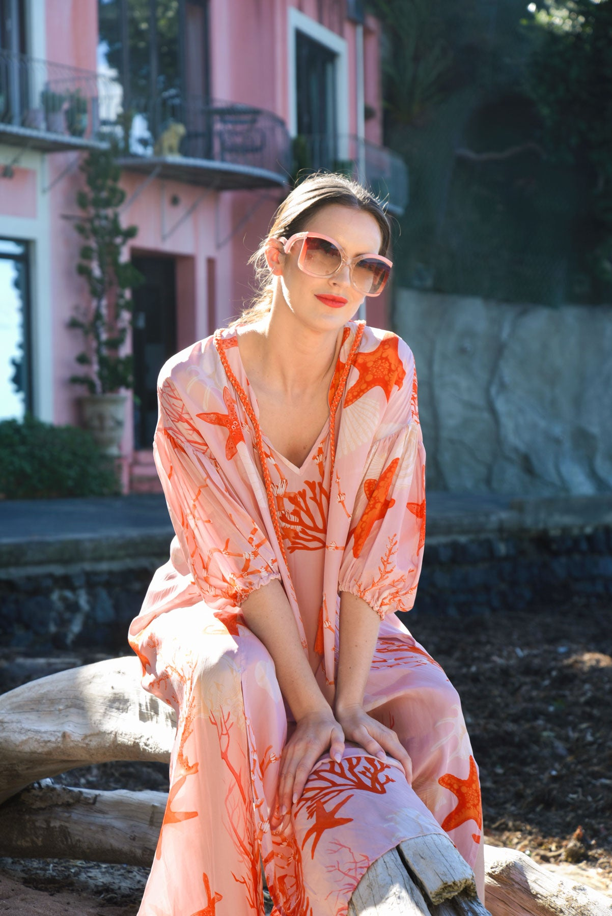 Curate Clean Sweep Dress - Pink Shells