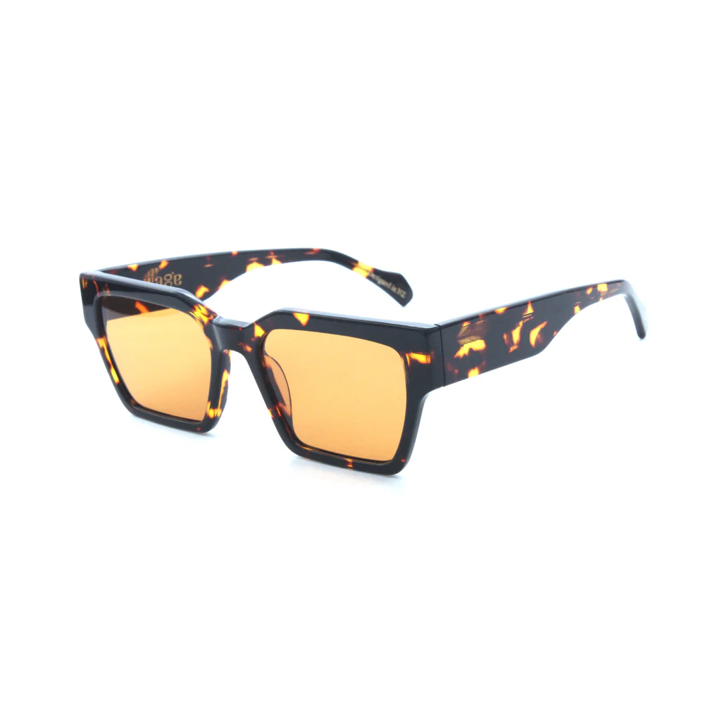 AGE Carnage Sunglasses - Brown Tort w Orange Lens