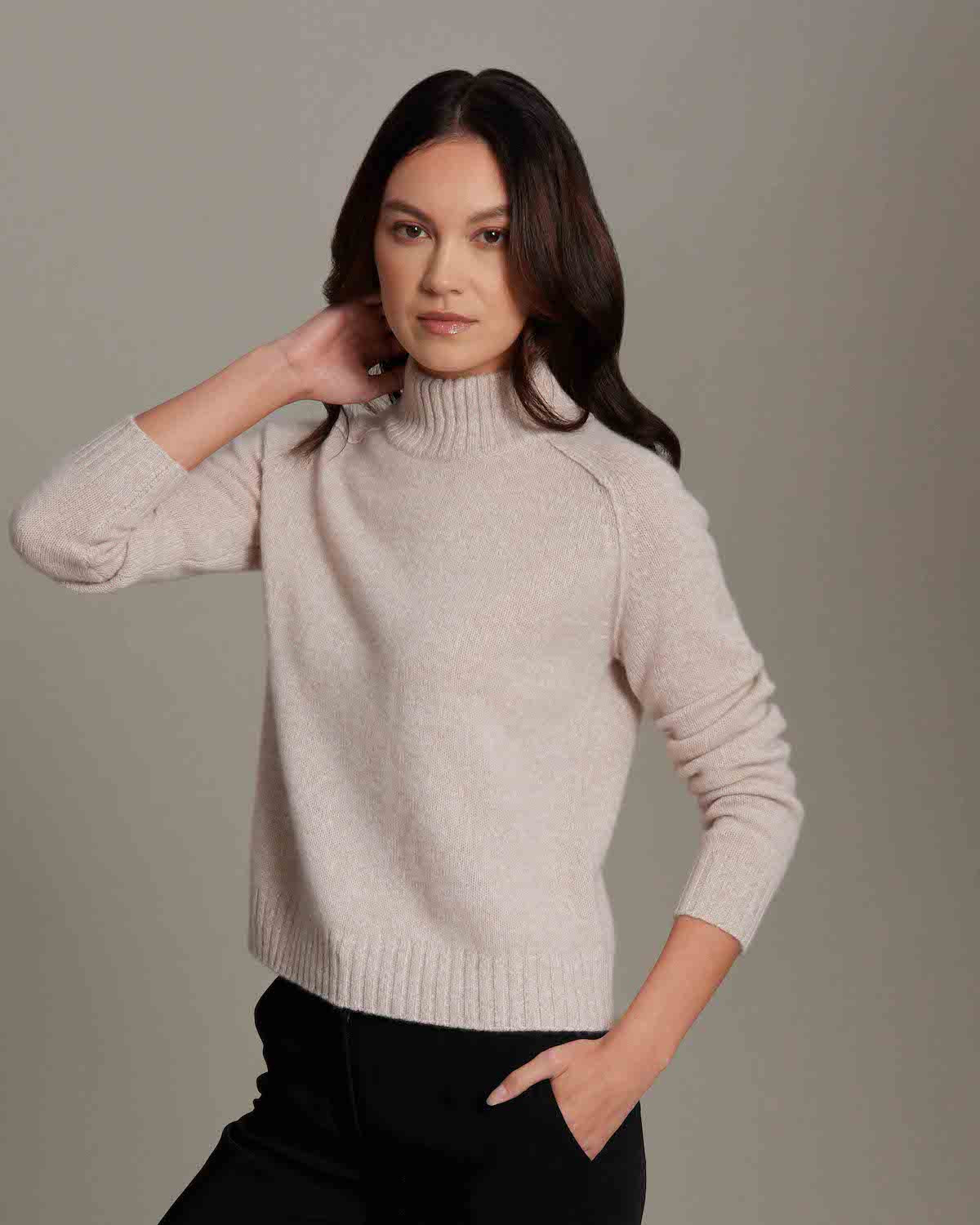 Alashan Catherine Crew Neck - Chai