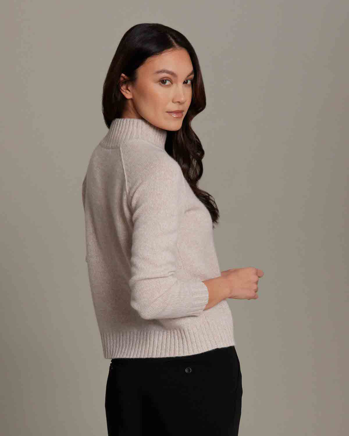 Alashan Catherine Crew Neck - Chai