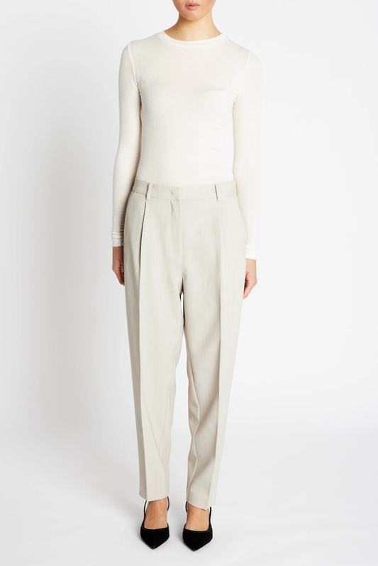 Bruuns Bazaar CindySus Dagny Pants - Silver Cloud Melange