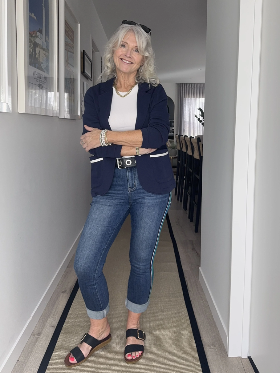 Lemon Tree Claudia Sweat Jacket - Navy