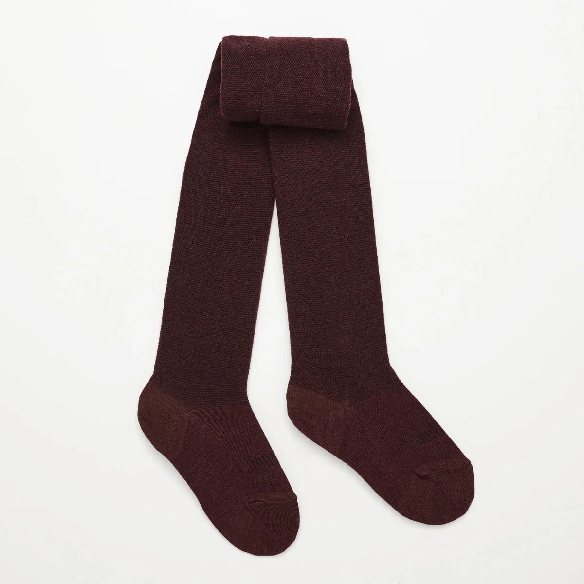 Lamington Merino Wool Textured Knit Tights - Current