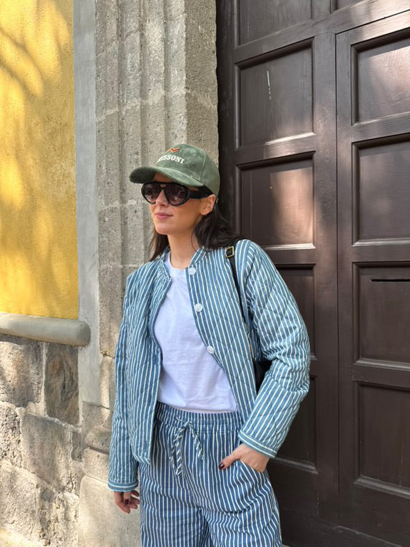 Lollys Laundry EmiliaLL Jacket LS - Stripe Blue