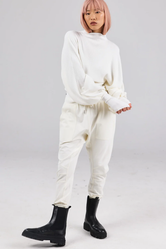 Dref By D Bazil Low Rise Pant - Ivory