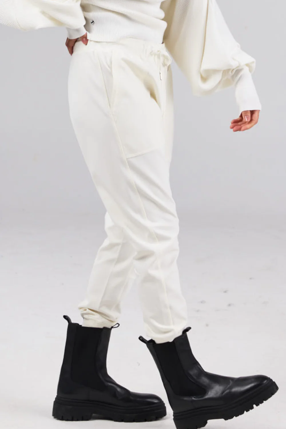 Dref By D Bazil Low Rise Pant - Ivory