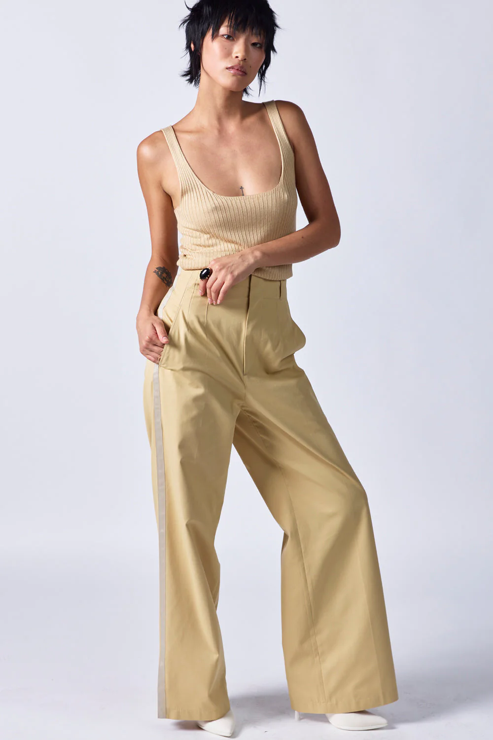 Dref By D Alarm Pant - Muted Gold