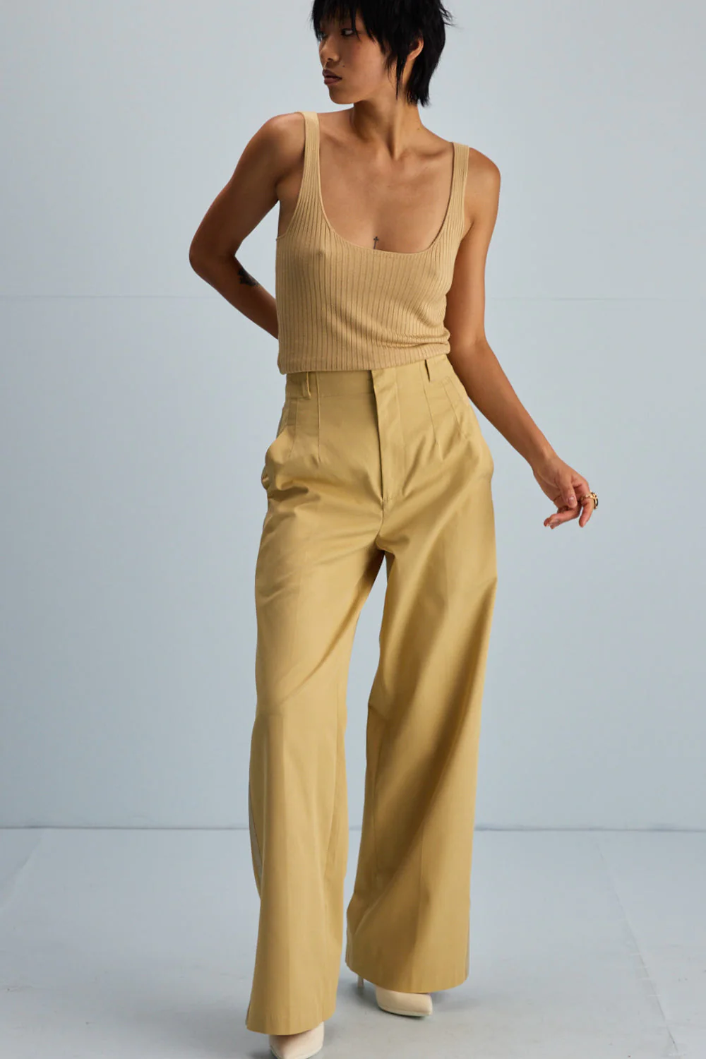 Dref By D Alarm Pant - Muted Gold