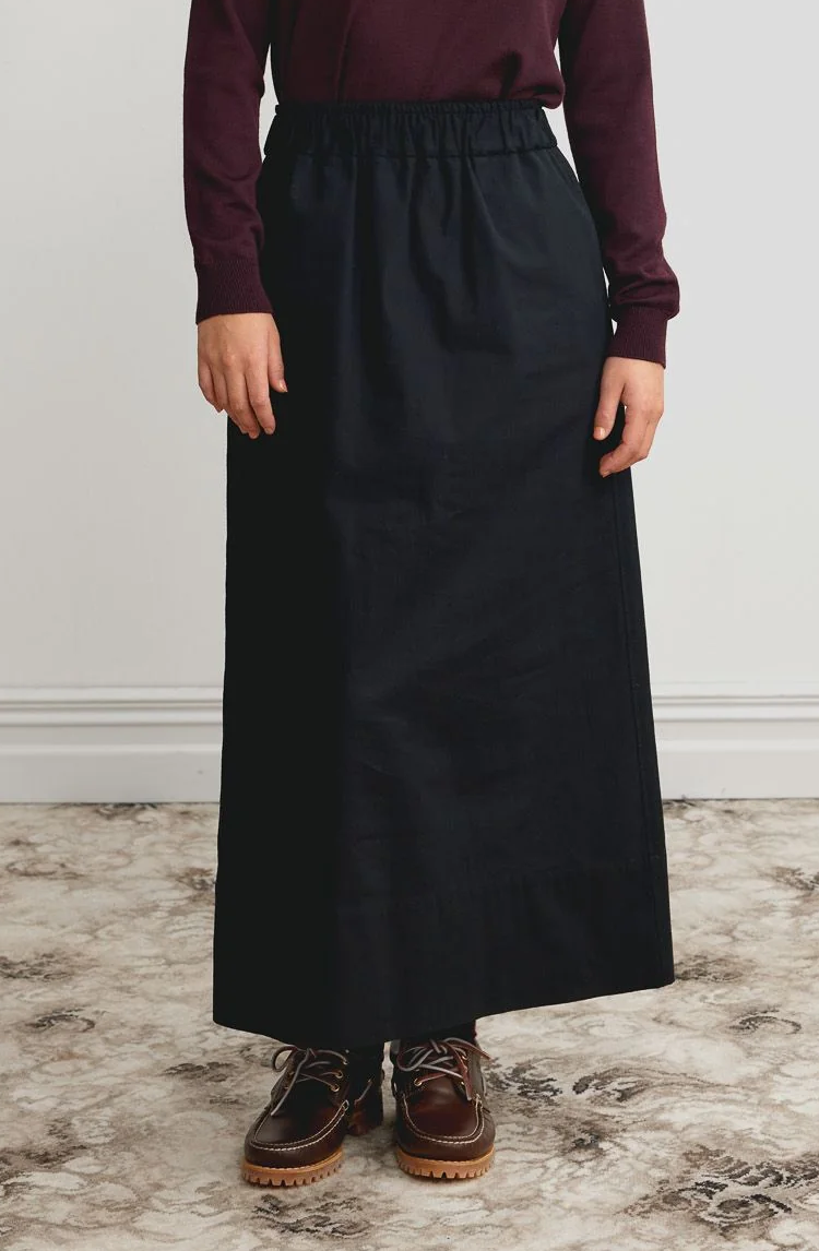 Standard Issue Merino Flared Skirt - Black