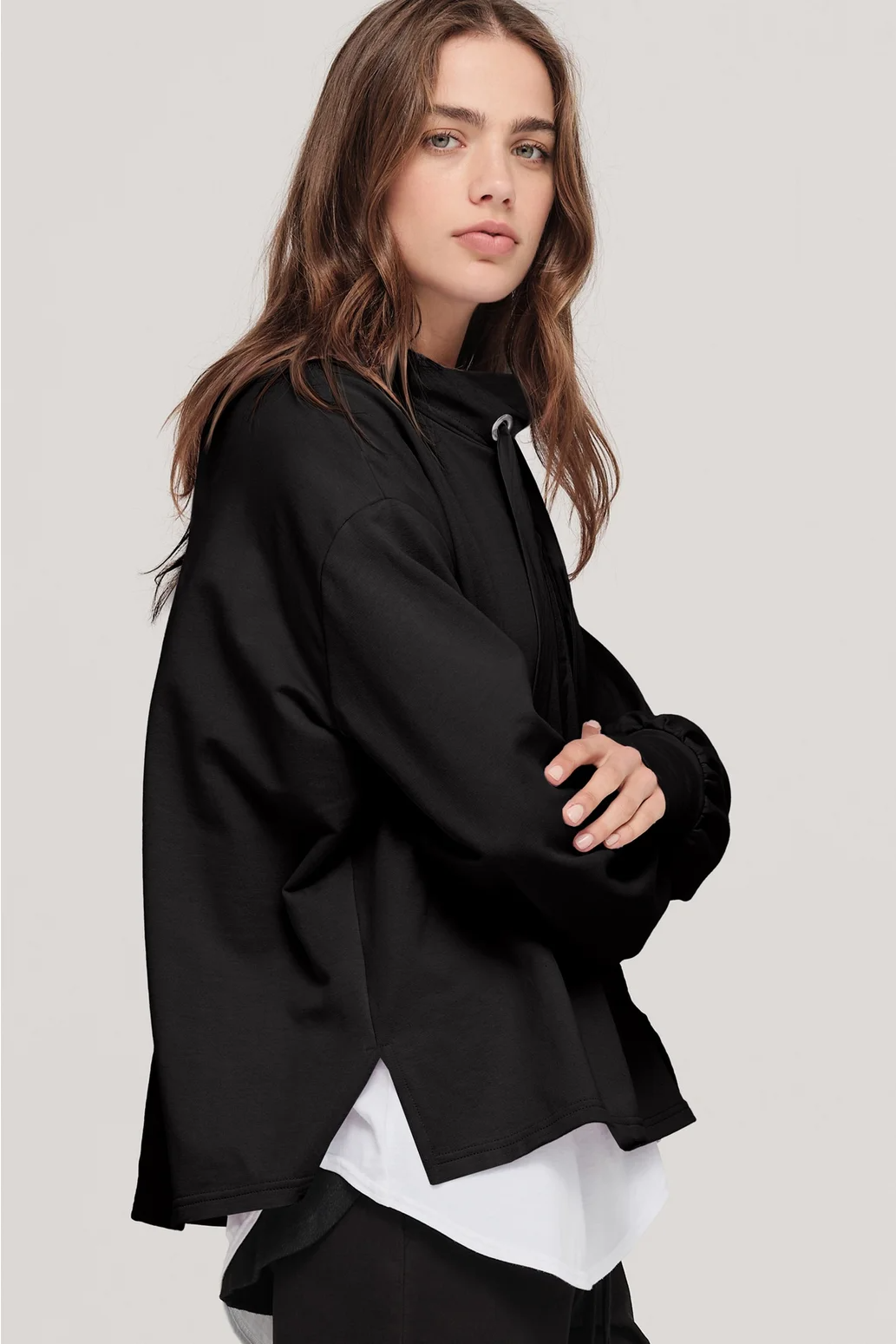 Taylor Divided Brink Sweater - Black