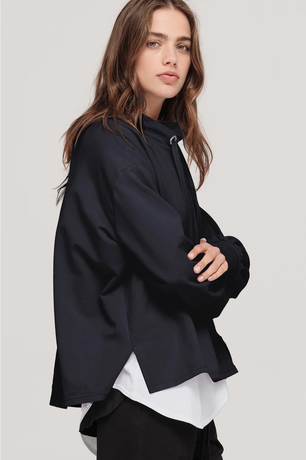 Taylor Divided Brink Sweater - Midnight