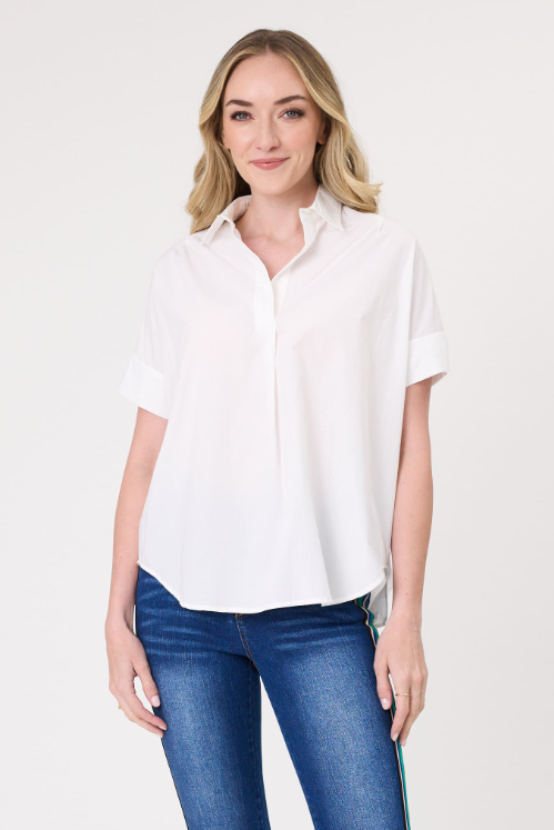 Lemon Tree Dora Top - White