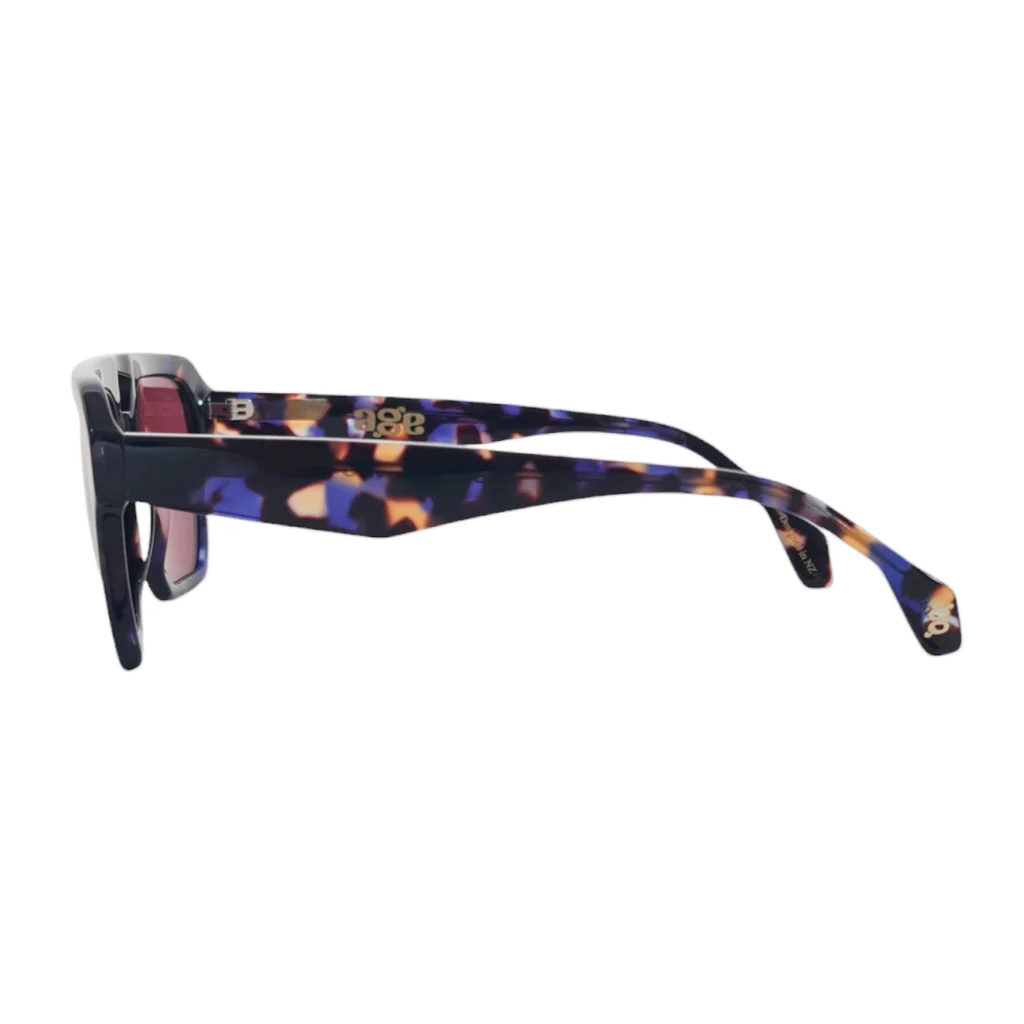 AGE Doseage Sunglasses - Indigo Tort with Brown