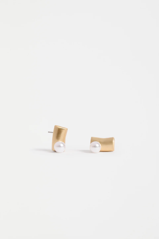 Elk Ahas Stud Earring - Gold