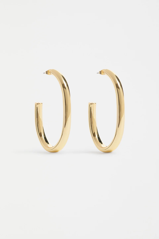 Elk Tjor Large Hoop Earring - Gold