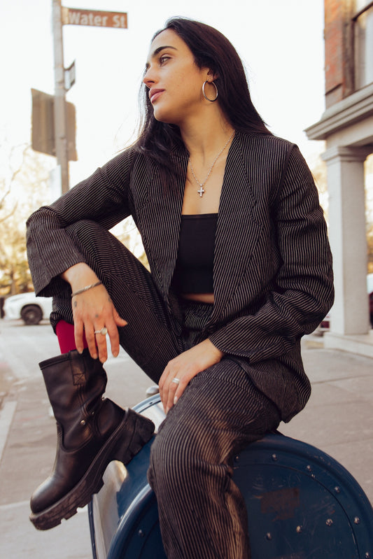 New Lands Sherlock Blazer - Black