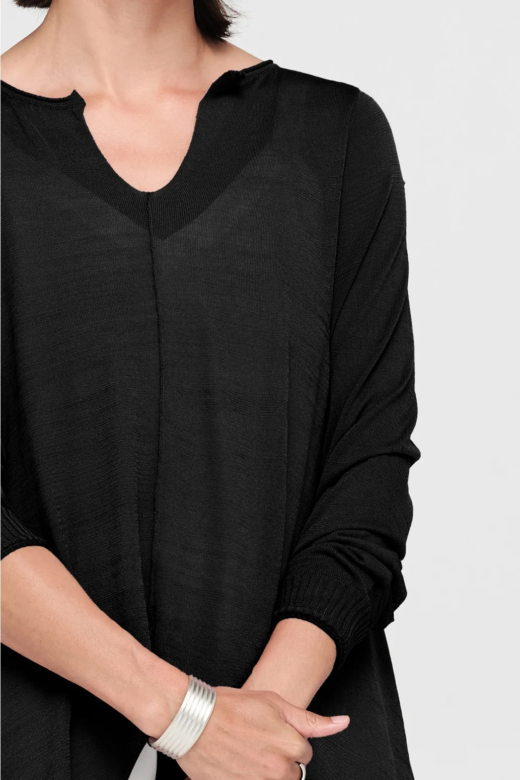 Taylor Encased Sweater - Black