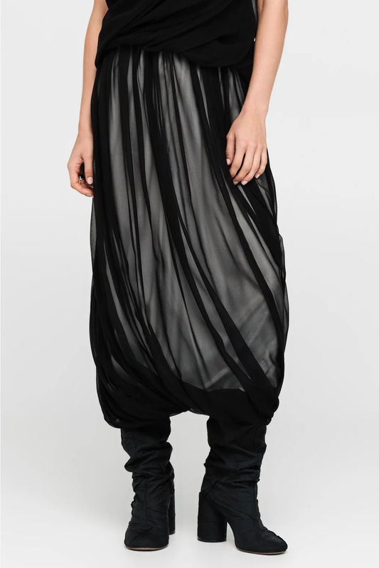 Taylor Encircle Skirt - Black/Ivory