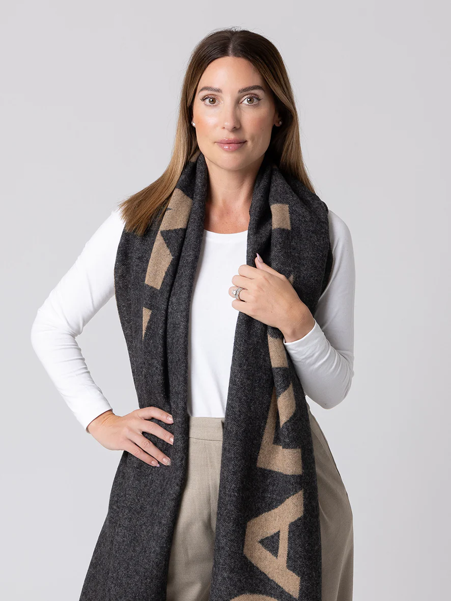 Dark Hampton The Ferguson Wool Blanket Scarf