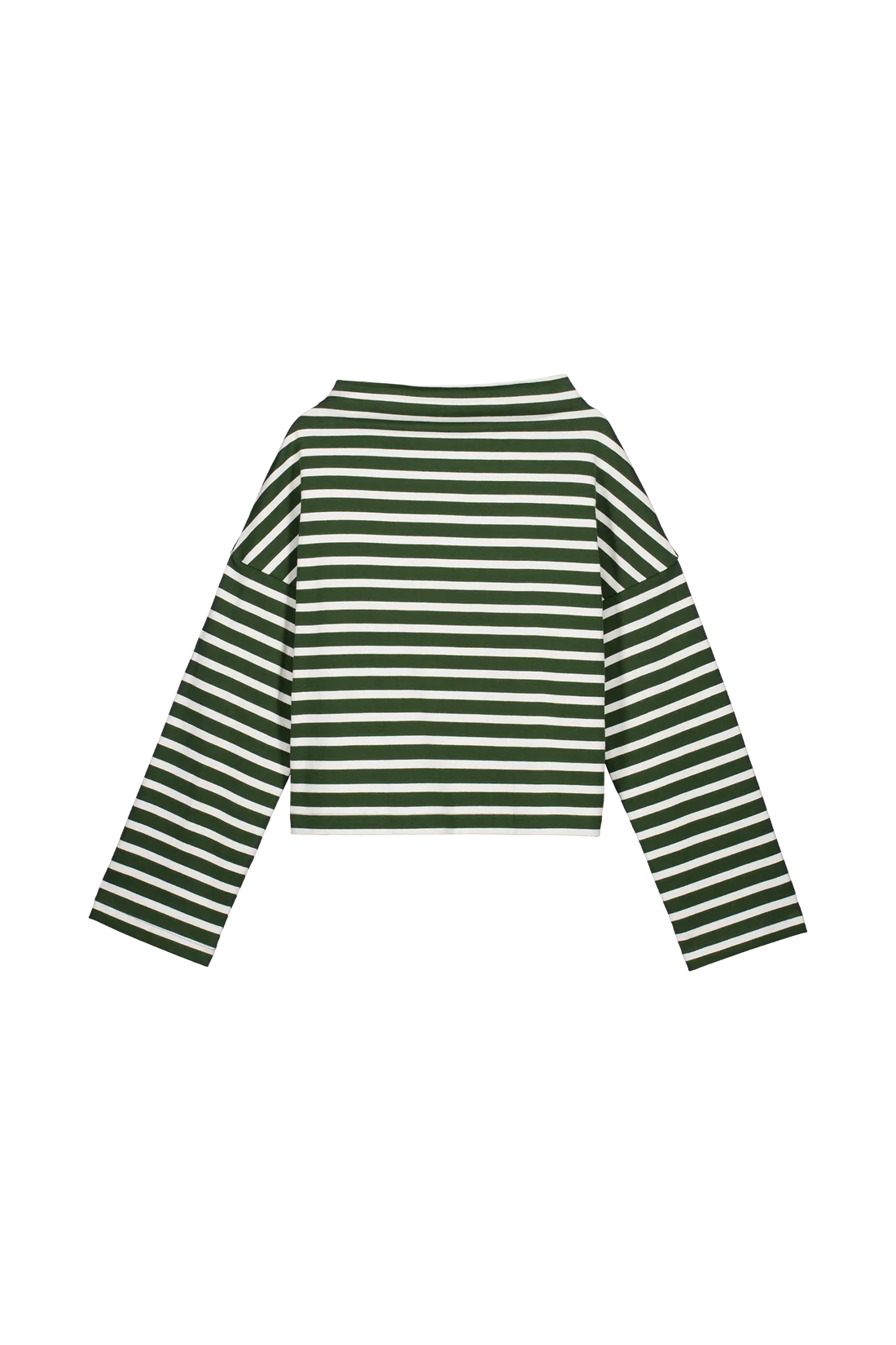 Kowtow Field Top - Green Lily Stripe