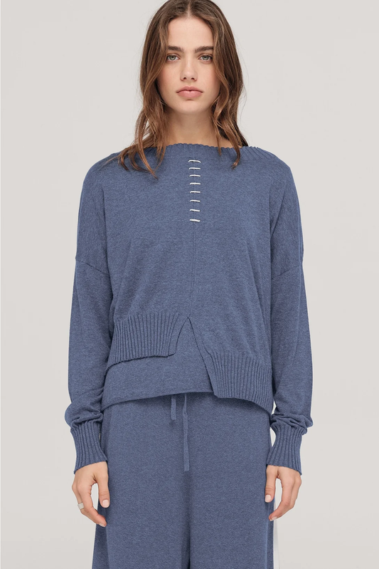 Taylor Fluctuate Sweater - Midnight/Ivory