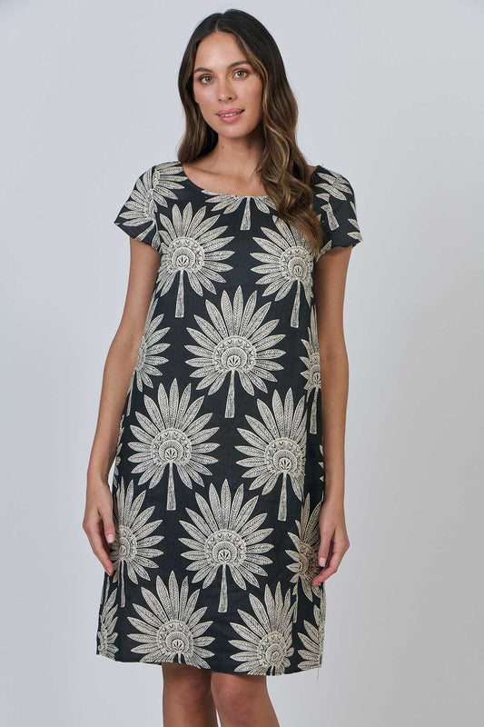 Naturals GA237 Dress - Date Palm