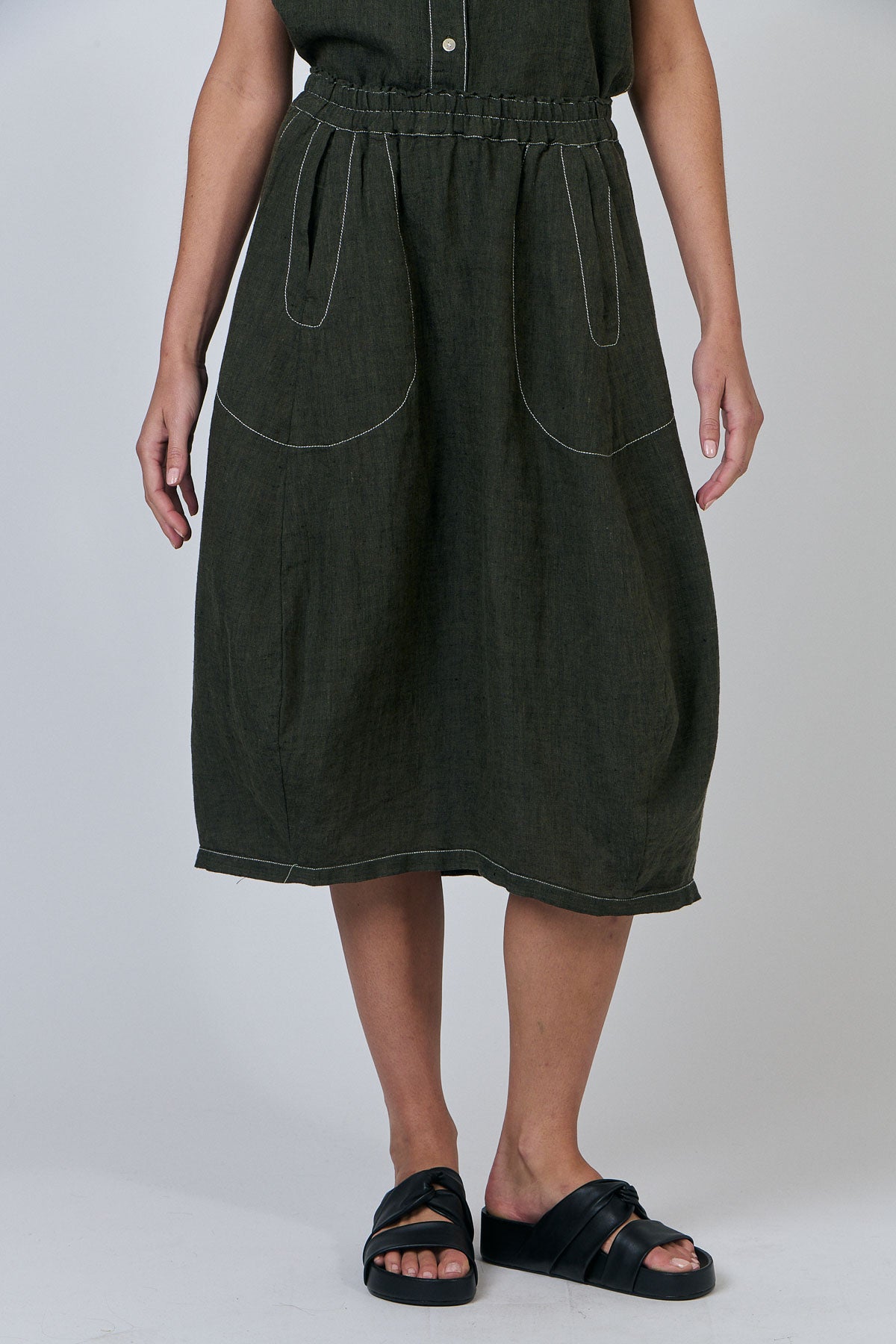 Naturals GA639 Skirt - Licorice