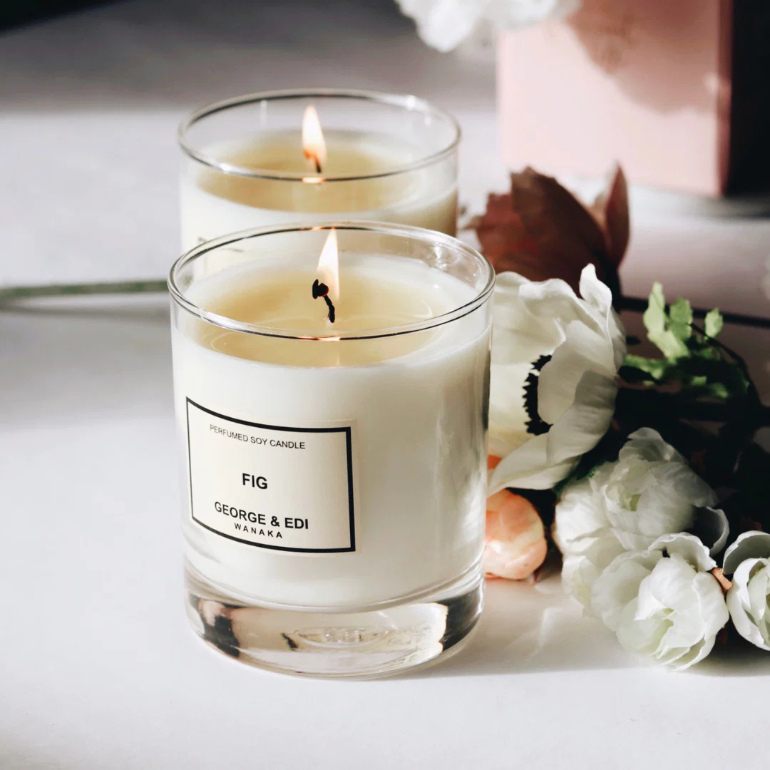 George & Edi Standard Perfumed Soy Candle 200g - Fig