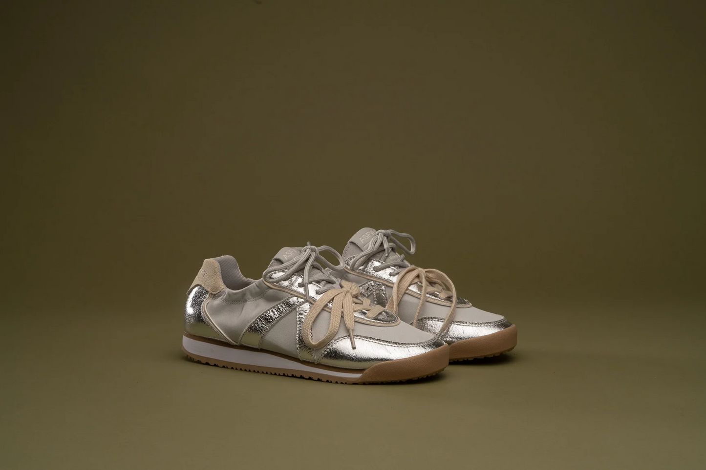 Asfvlt Grace Sneaker - Silver Tan