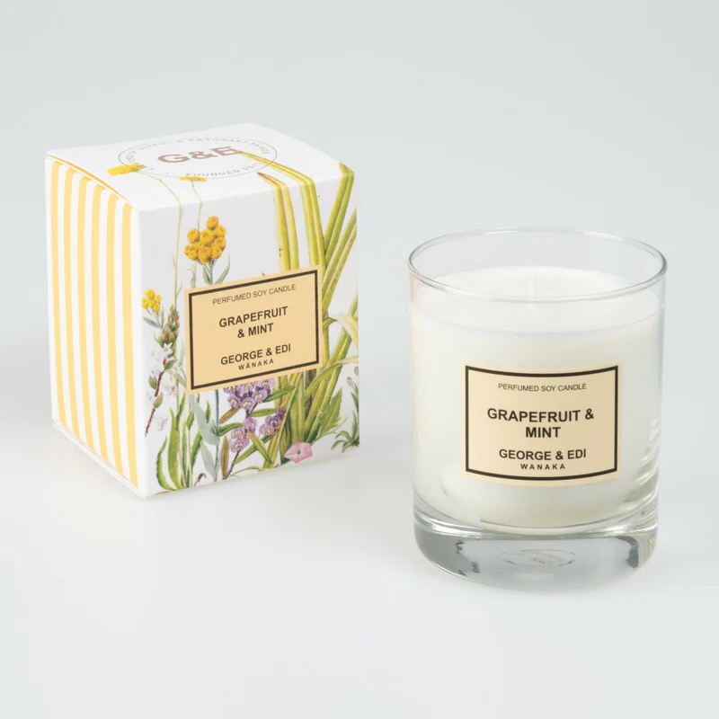 George & Edi Perfumed Soy Candle 200g