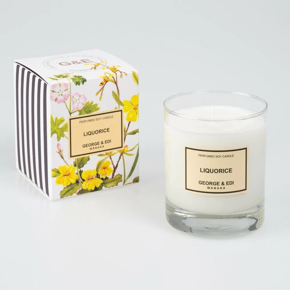George & Edi Perfumed Soy Candle 200g