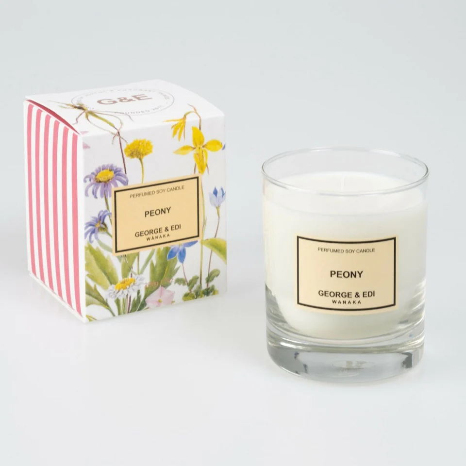 George & Edi Perfumed Soy Candle 200g