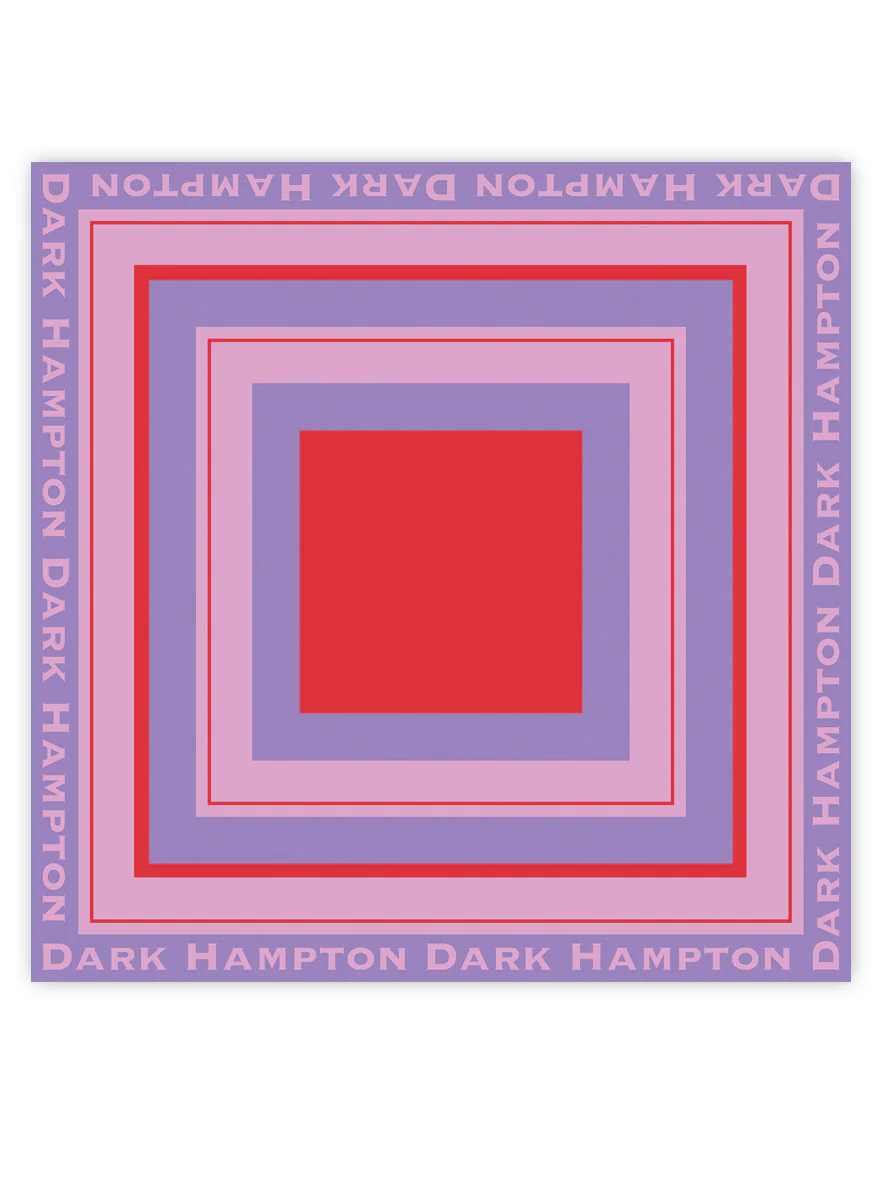 Dark Hampton The Gebbie Large Silk Scarf