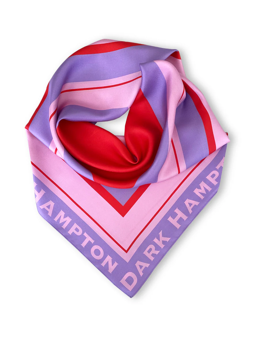 Dark Hampton The Gebbie Large Silk Scarf