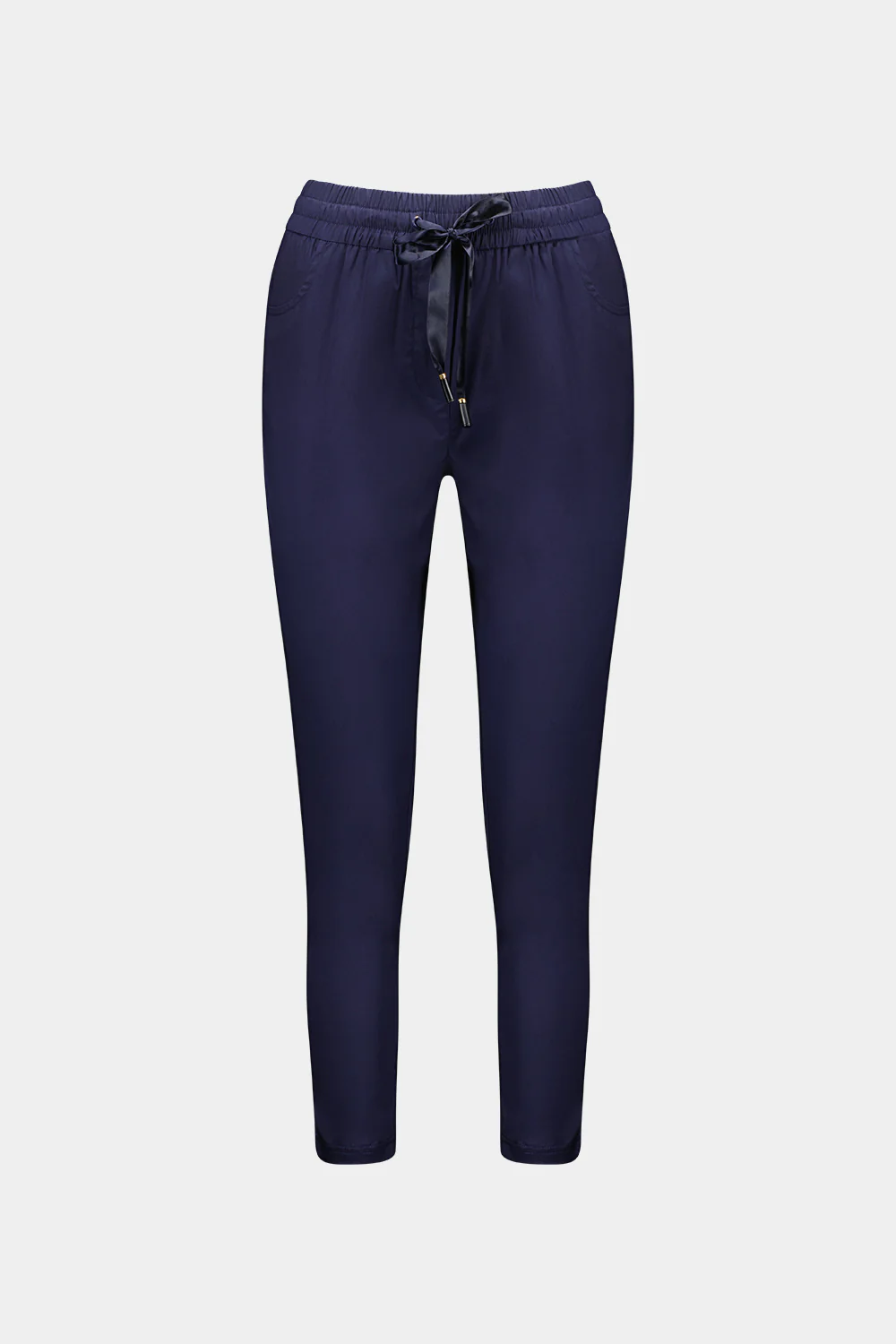Lemon Tree Gemma Cotton Rich Pant - Navy