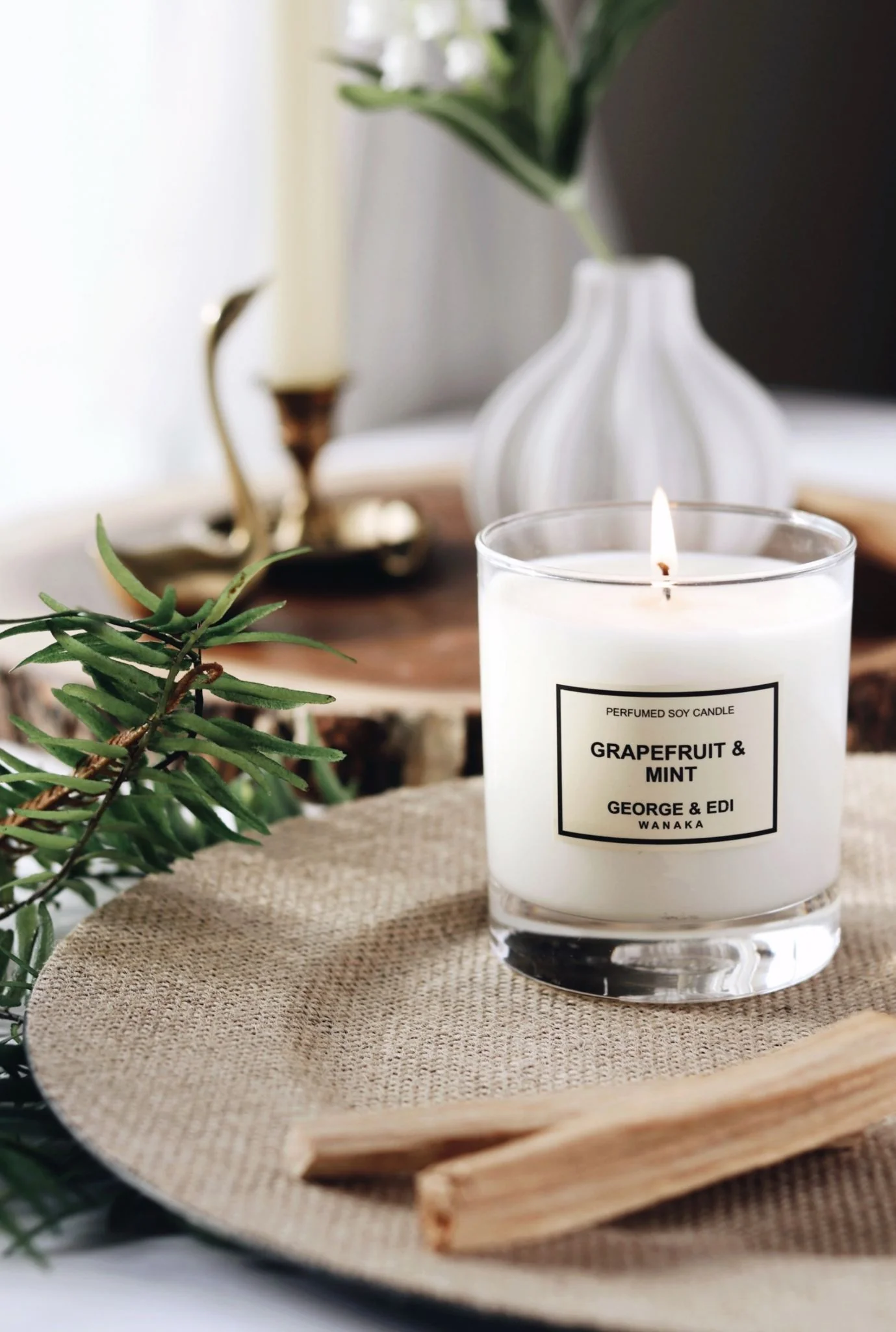 George & Edi Perfumed Soy Candle 310g