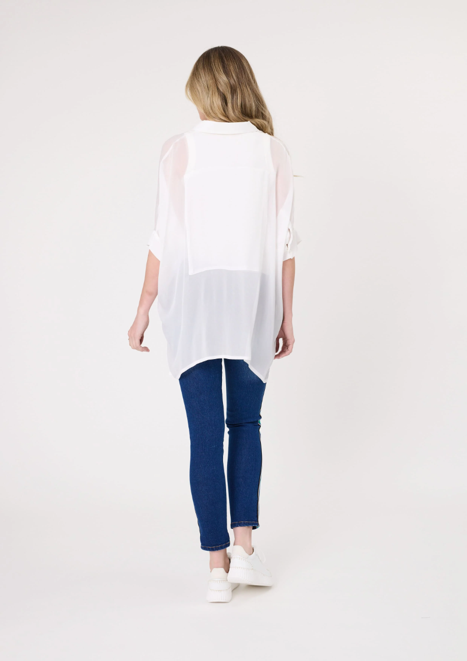 Lemon Tree Greta Top - White