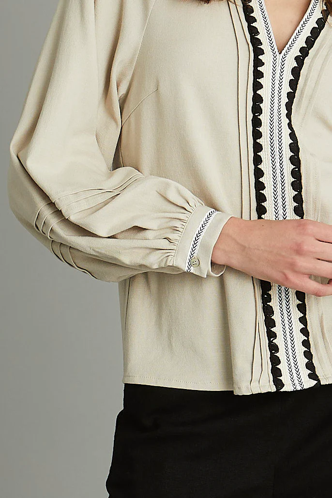 Rue De Femme Grinda Blouse - Stone