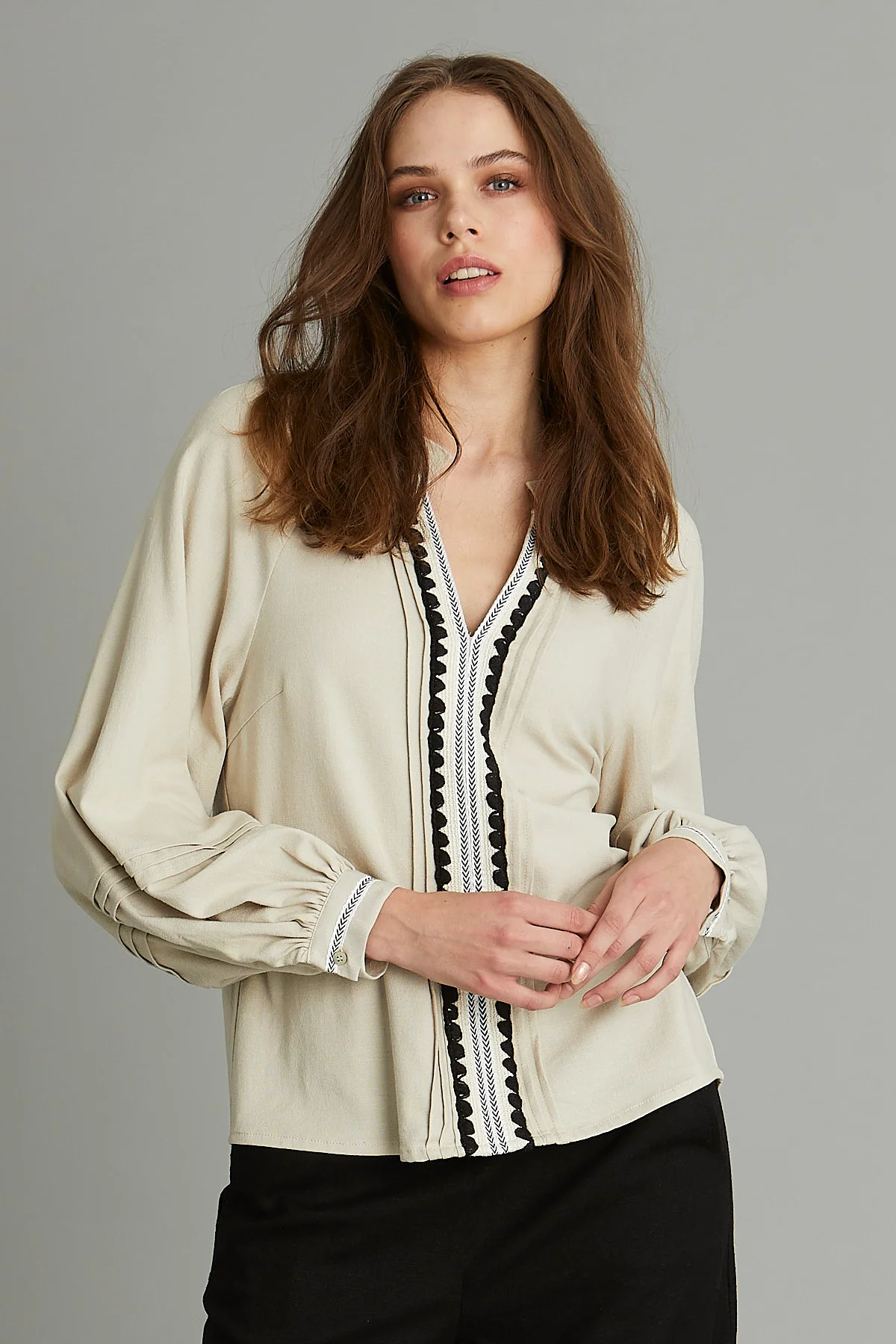 Rue De Femme Grinda Blouse - Stone