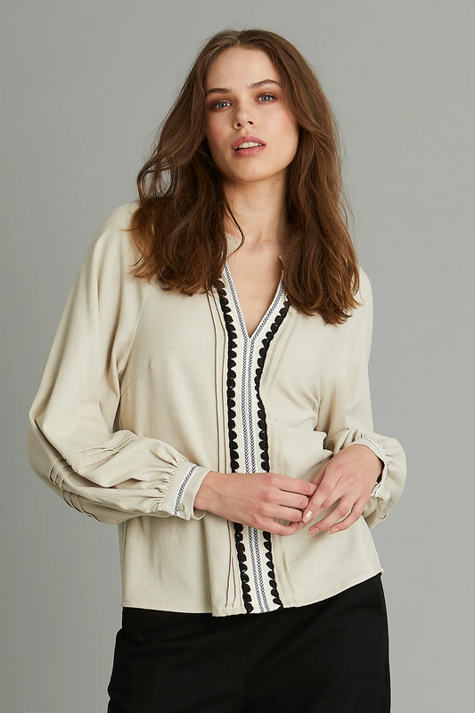 Rue De Femme Grinda Blouse - Stone
