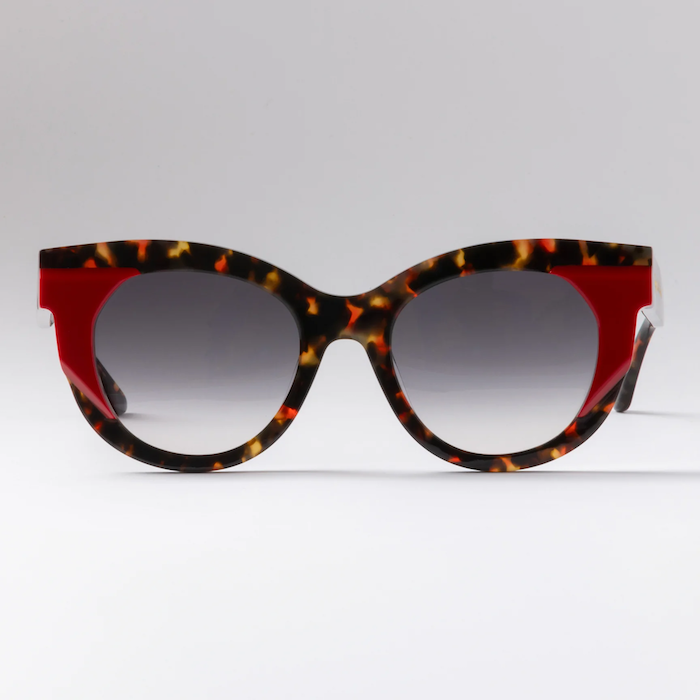 (Copy) Happy To Sit On Your Face Croupier Sunglasses - Red