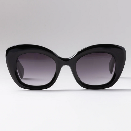 Happy To Sit On Your Face Cat Ballou Sunglasses - Black