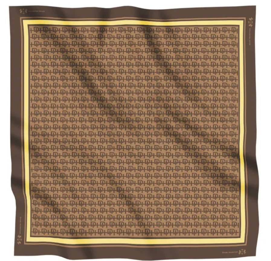 Dark Hampton The Harvey Large Silk Scarf