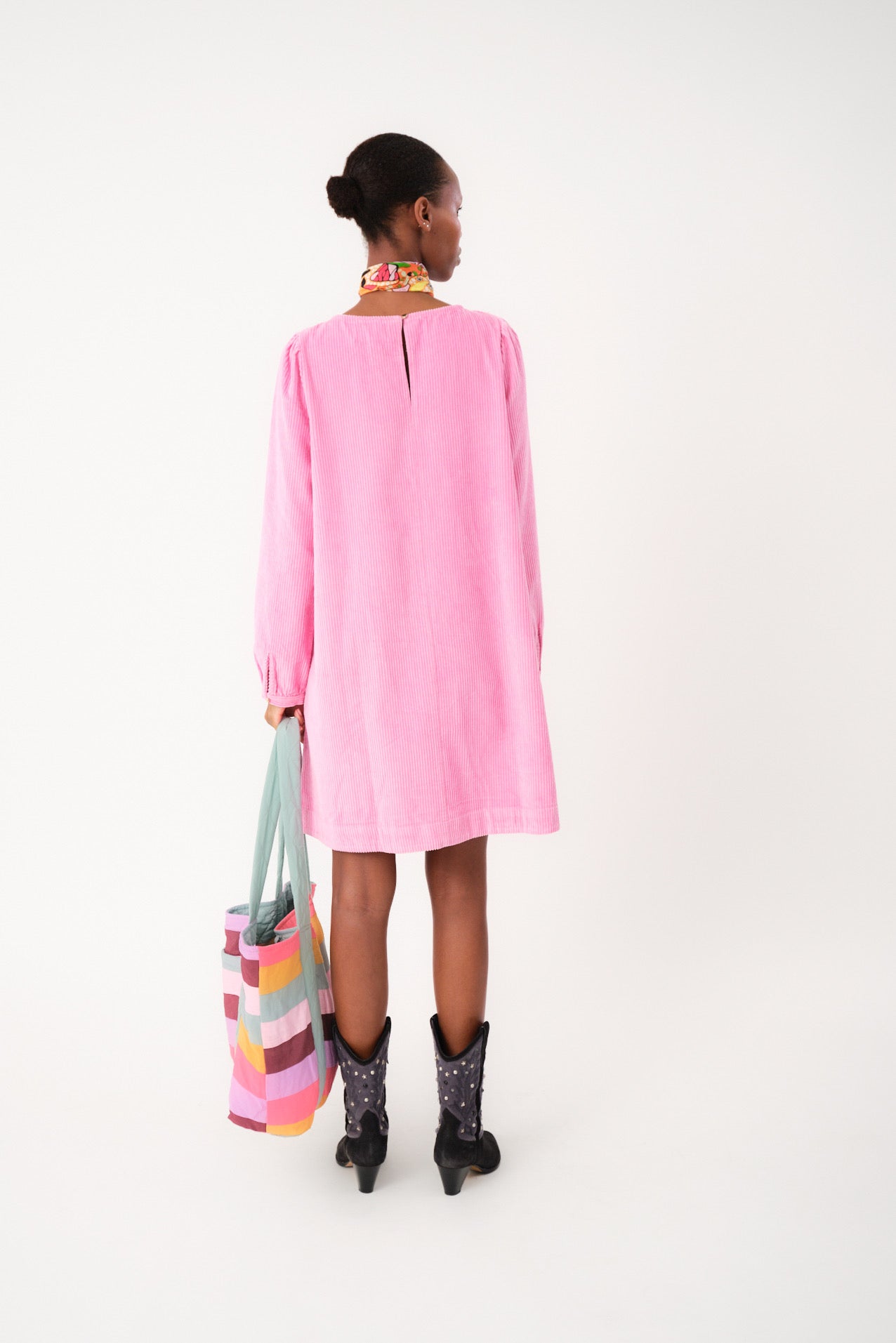 Lollys Laundry CarlaLL Short Dress 3/4 - Pink