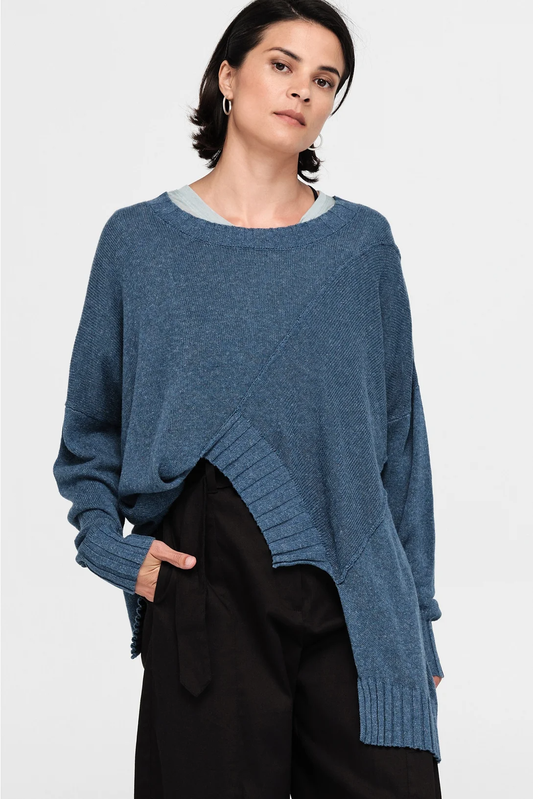 Taylor Integrate Sweater - Indigo