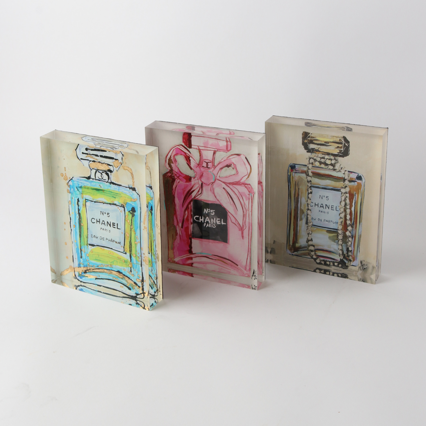 Le Forge Art Acrylic Block - No5/Pearls