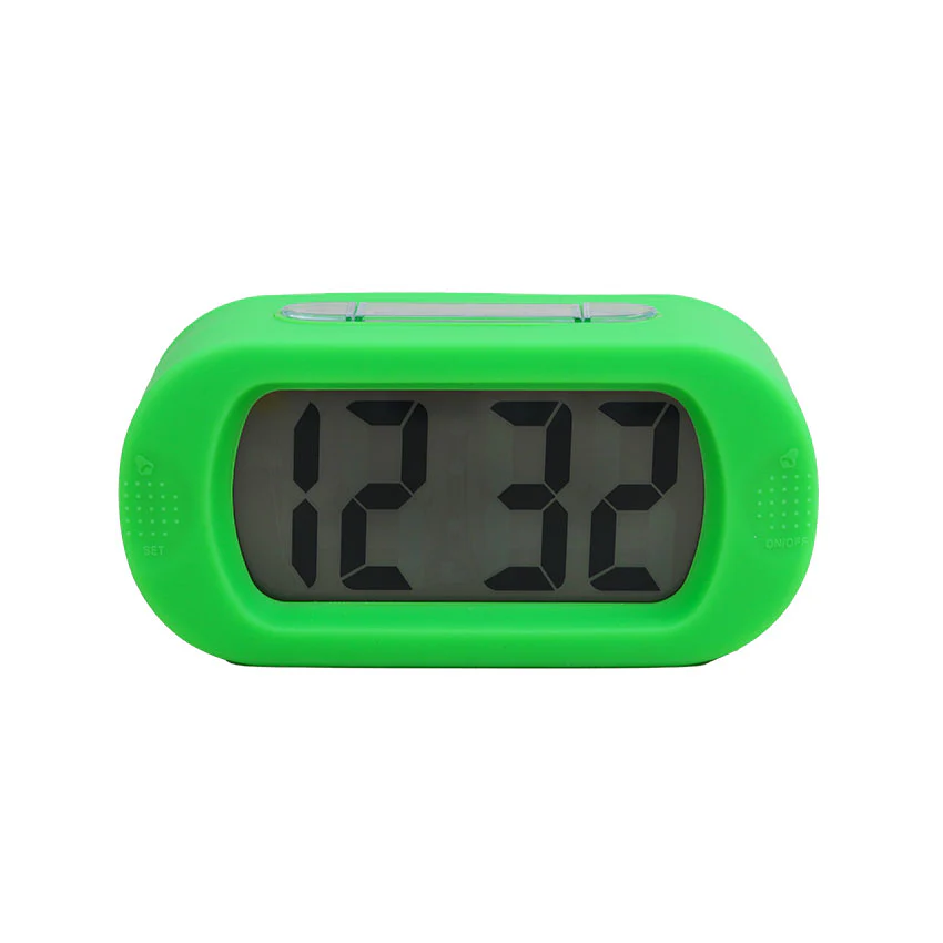 Olympic Digital Silicone Alarm Clock - Green