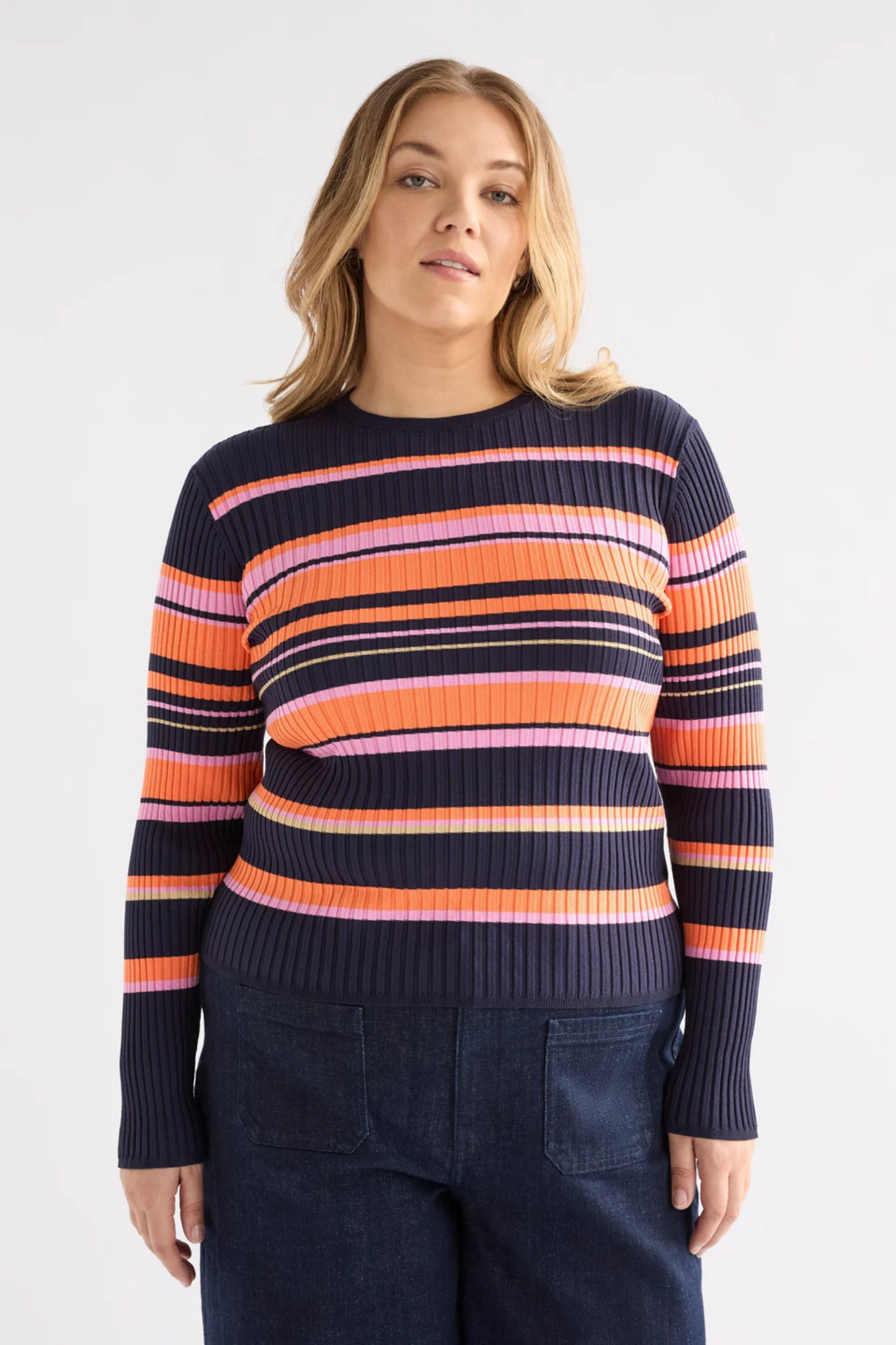 Elk Slinki Sweater - Slinki Stripe